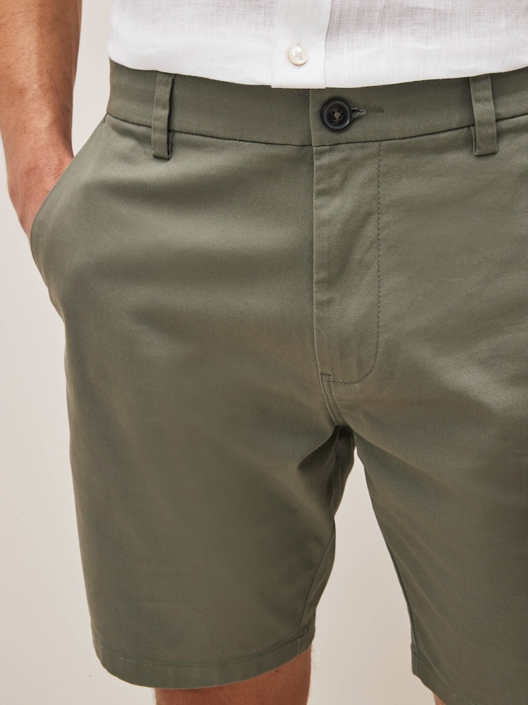 Bleu/vert - Short chino stretch - Image 6 of 12