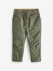 Vert kaki - Pantalon doublé à taille élastique (3 mois à 7 ans) - Image 1 of 2