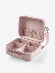 Pink Faux Leather Make-Up Vanity Case - Image 7 of 7