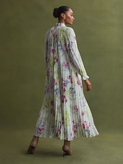 Florere Floral Pleated Midi Dress - Image 4 of 5