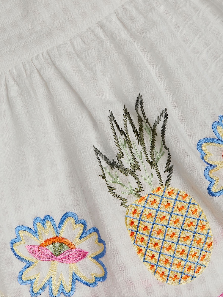 Vestido Pineapple con ribete festoneado bordado de Monsoon - Imagen 4 de 4 Vestido Pineapple con ribete festoneado bordado de Monsoon - Imagen 4 de 4