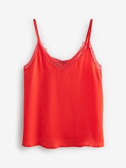 Myleene Klass Trägertop, Rot - Myleene Klass Trägertop mit Spitzenbesatz - Bild 2 von 2