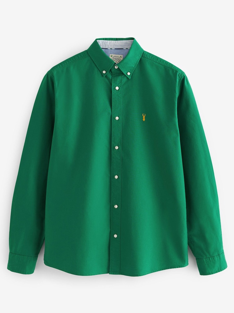 Green Long Sleeve Oxford Shirt - Image 5 of 5