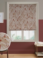 Graham & Brown Alizarin Red Paradys Made to Measure Roman 100% Cotton Blind - Image 1 of 6
