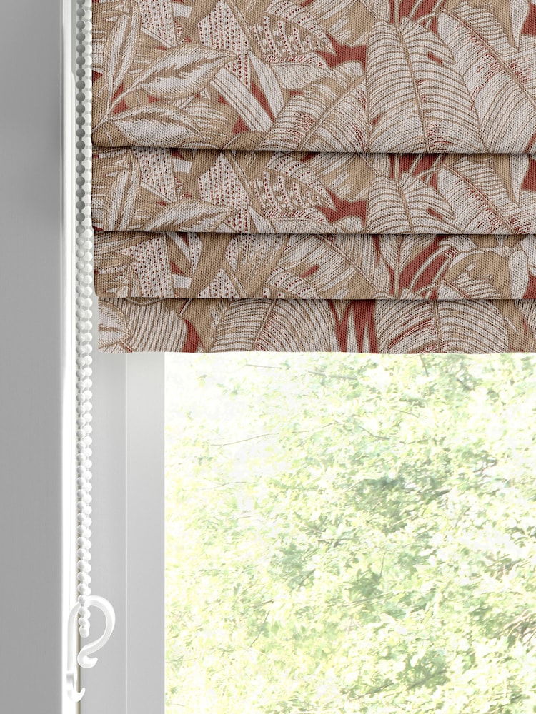 Graham & Brown Alizarin Red Paradys Made to Measure Roman 100% Cotton Blind - Image 2 of 6