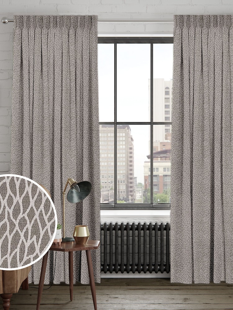 Grey Lulle Made To Measure Curtains - Image 1 of 9