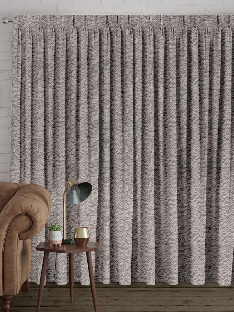 Grey Lulle Made To Measure Curtains - Image 2 of 9