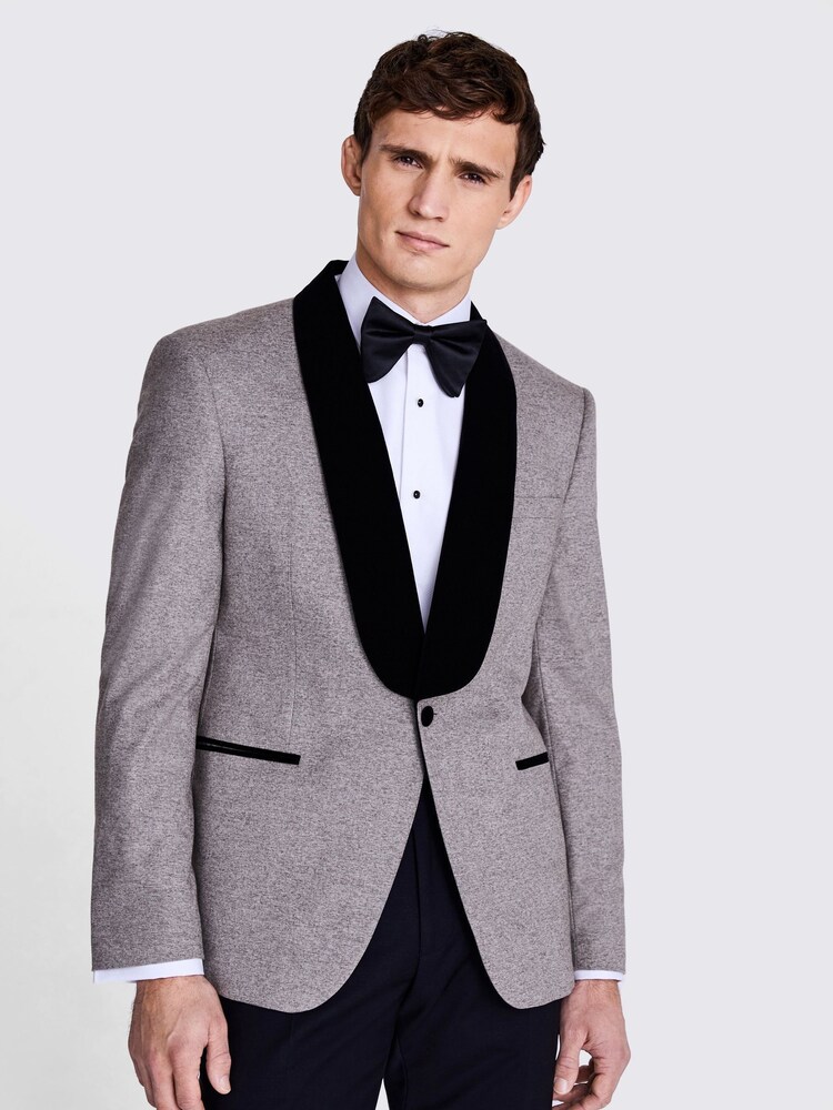 MOSS Natural Slim Fit Dress Jacket - Image 1 of 5