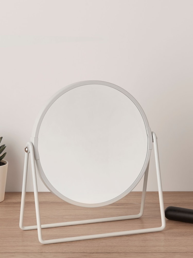 Searchlight White Lucky Mirror - Image 1 of 3
