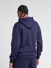 Franklin & Marshall Blue Mens 100% Cotton Arch Letter BB OTH Hoodie - Image 2 of 5