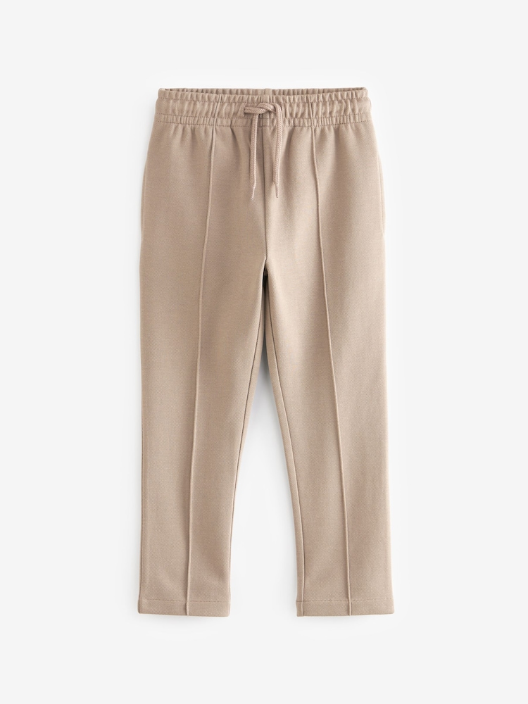 Mink Brown Slim Fit Smart Joggers (3-16yrs) - Image 1 of 3