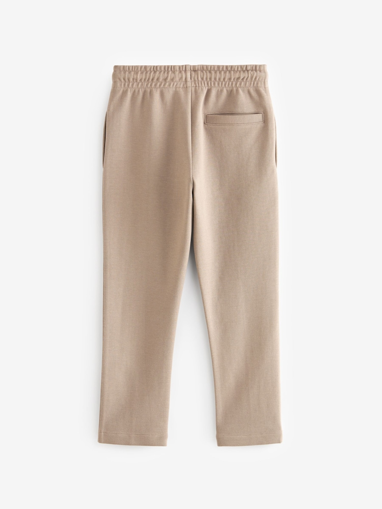 Mink Brown Slim Fit Smart Joggers (3-16yrs) - Image 2 of 3