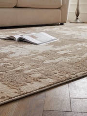 Champagne Gold Mica Abstract Rug - Image 2 of 6
