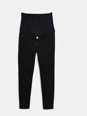 River Island Black  Maternity Overbump Jeans - Image 5 of 7