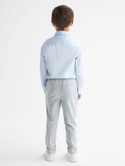 Reiss Soft Blue Remote Slim Fit Formal Shirt - Image 5 of 6