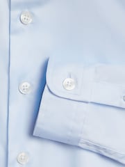 Reiss Soft Blue Remote Slim Fit Formal Shirt - Image 6 of 6