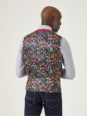 Skopes Pink Camplin Regular Fit Waistcoat - Image 2 of 4