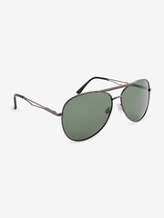 Gun Metal Pilot Polarised Sunglasses - Image 2 of 5
