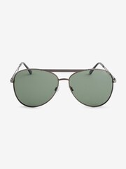 Gun Metal Pilot Polarised Sunglasses - Image 3 of 5