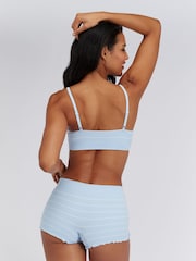 Boux Avenue Blue Stripe Rib Seamless Bralette - Image 4 of 5