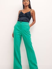 Nobody's Child Green Frankie Kick Flare Trousers - Image 1 of 4