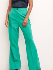 Nobody's Child Green Frankie Kick Flare Trousers - Image 2 of 4