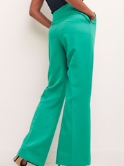 Nobody's Child Green Frankie Kick Flare Trousers - Image 3 of 4