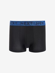 Czarny melanż z jasnym pasem - Opakowanie zbiorcze 4 szt. - 4 Pack Hipster Boxers - Image 2 of 10
