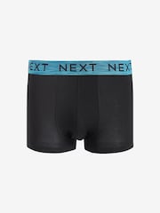 Czarny melanż z jasnym pasem - Opakowanie zbiorcze 4 szt. - 4 Pack Hipster Boxers - Image 4 of 10