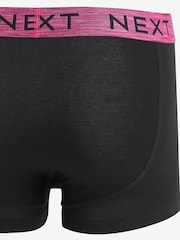 Czarny melanż z jasnym pasem - Opakowanie zbiorcze 4 szt. - 4 Pack Hipster Boxers - Image 5 of 10