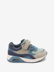 Blue/Green Elastic Lace Trainers - Image 1 of 5