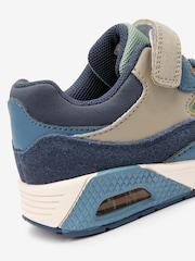 Blue/Green Elastic Lace Trainers - Image 4 of 5