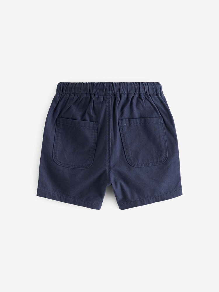 Marineblau/Stein/Creme - Pull-On-Shorts im 2er-Pack (3 Monate bis 7 Jahre) - Bild 2 von 2