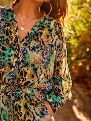 Myleene Klass Green Co-Ord Shirt - Image 9 of 10