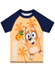 Shorts de baño y camiseta con protección solar Bluey Bingo de Character - Imagen 2 de 12