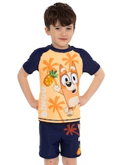 Shorts de baño y camiseta con protección solar Bluey Bingo de Character - Imagen 9 de 12