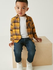 Yellow Long Sleeve Check Shirt (3mths-7yrs) - Image 1 of 5