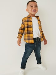 Yellow Long Sleeve Check Shirt (3mths-7yrs) - Image 2 of 5