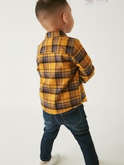 Yellow Long Sleeve Check Shirt (3mths-7yrs) - Image 3 of 5