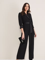 Phase Eight Black Tux Kylie Jumpsuit - Image 1 of 6