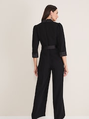 Phase Eight Black Tux Kylie Jumpsuit - Image 2 of 6