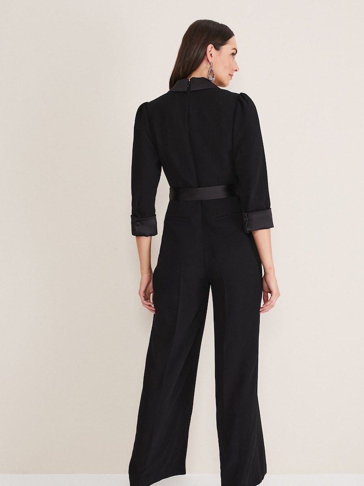 Phase Eight Black Tux Kylie Jumpsuit - Image 2 of 6
