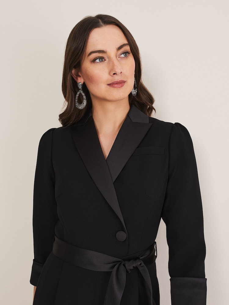 Phase Eight Black Tux Kylie Jumpsuit - Image 5 of 6