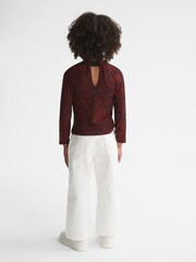 Top estampado con parte delantera girada de punto Gwen de Reiss - Imagen 4 de 5