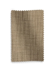 Dark Natural Textured Fleck Eyelet Lined Curtains - Image 4 of 4