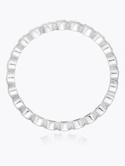 Beaverbrooks Sterling Silver Cubic Zirconia Bubble Stacking Ring - Image 3 of 6