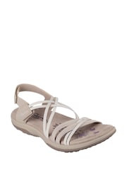 Skechers Natural Reggae Slim Takes Two Womens Sandals - Image 3 of 5