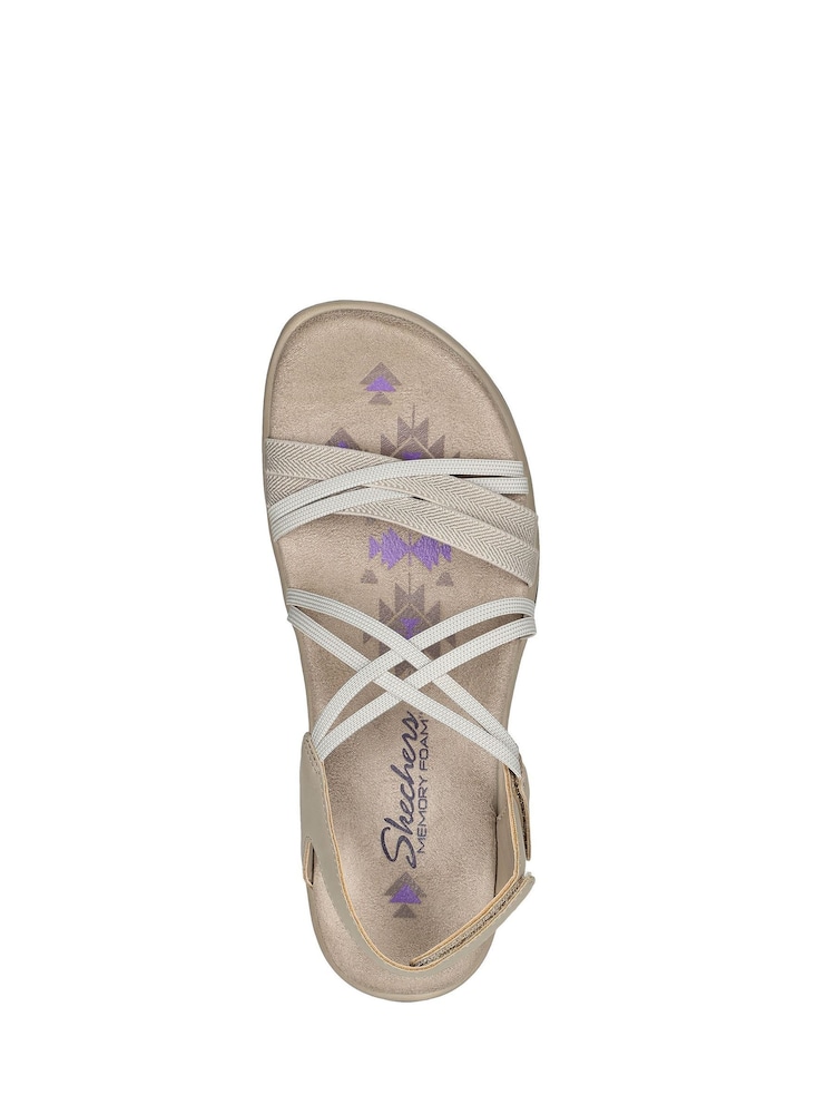 Skechers Natural Reggae Slim Takes Two Womens Sandals - Image 5 of 5