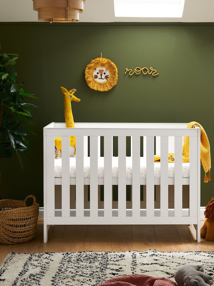Obaby White Nika Small Cot Bed - Image 1 of 4