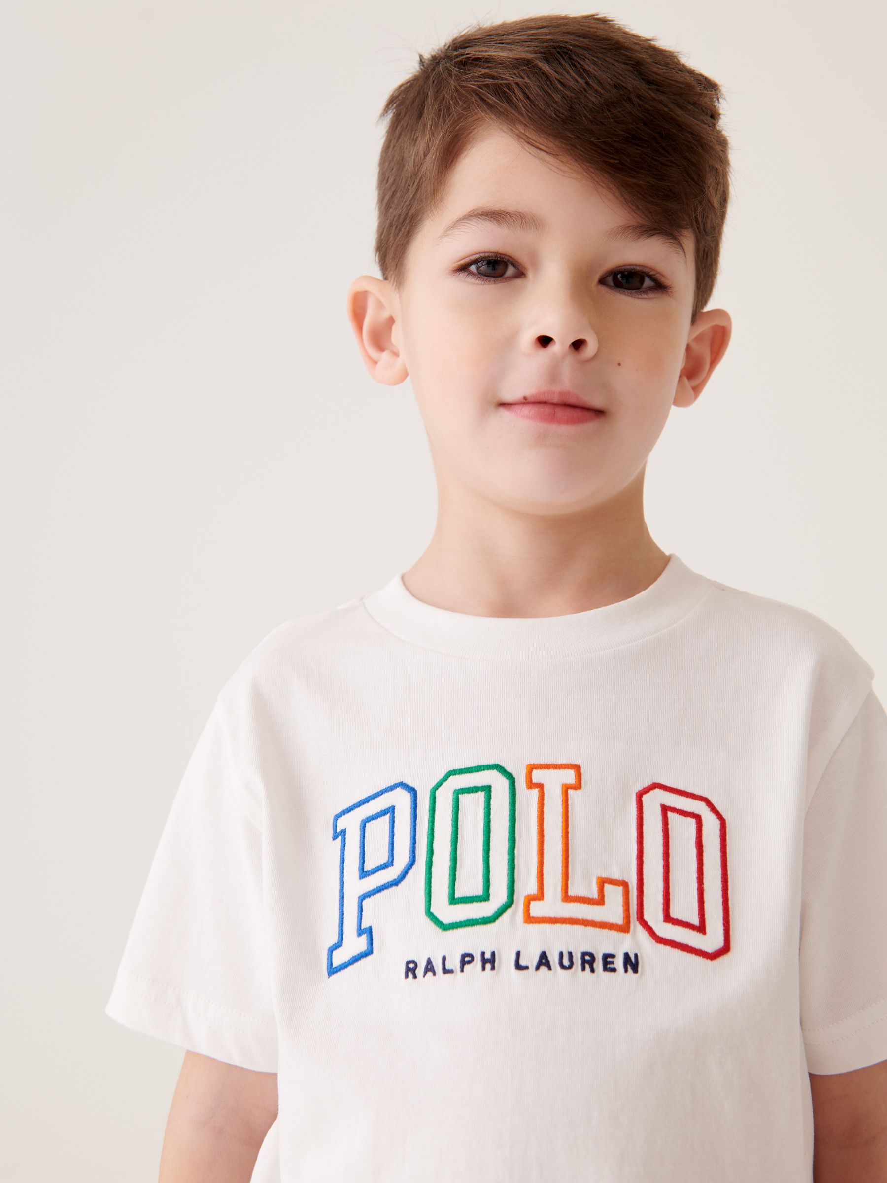 Buy Polo Ralph Lauren Boys Rainbow Polo Logo T Shirt from Next Luxembourg